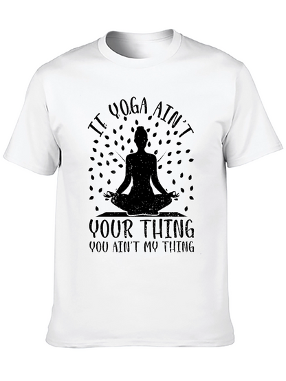 Camiseta Negra Yoga: Si Yoga No Es Lo Tuyo