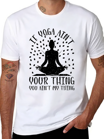 Camiseta Negra Yoga: Si Yoga No Es Lo Tuyo