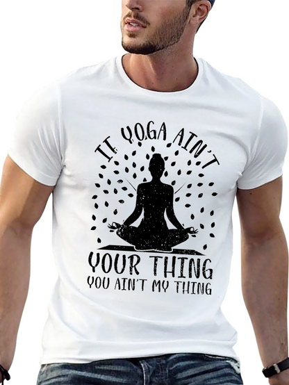 Camiseta Negra Yoga: Si Yoga No Es Lo Tuyo