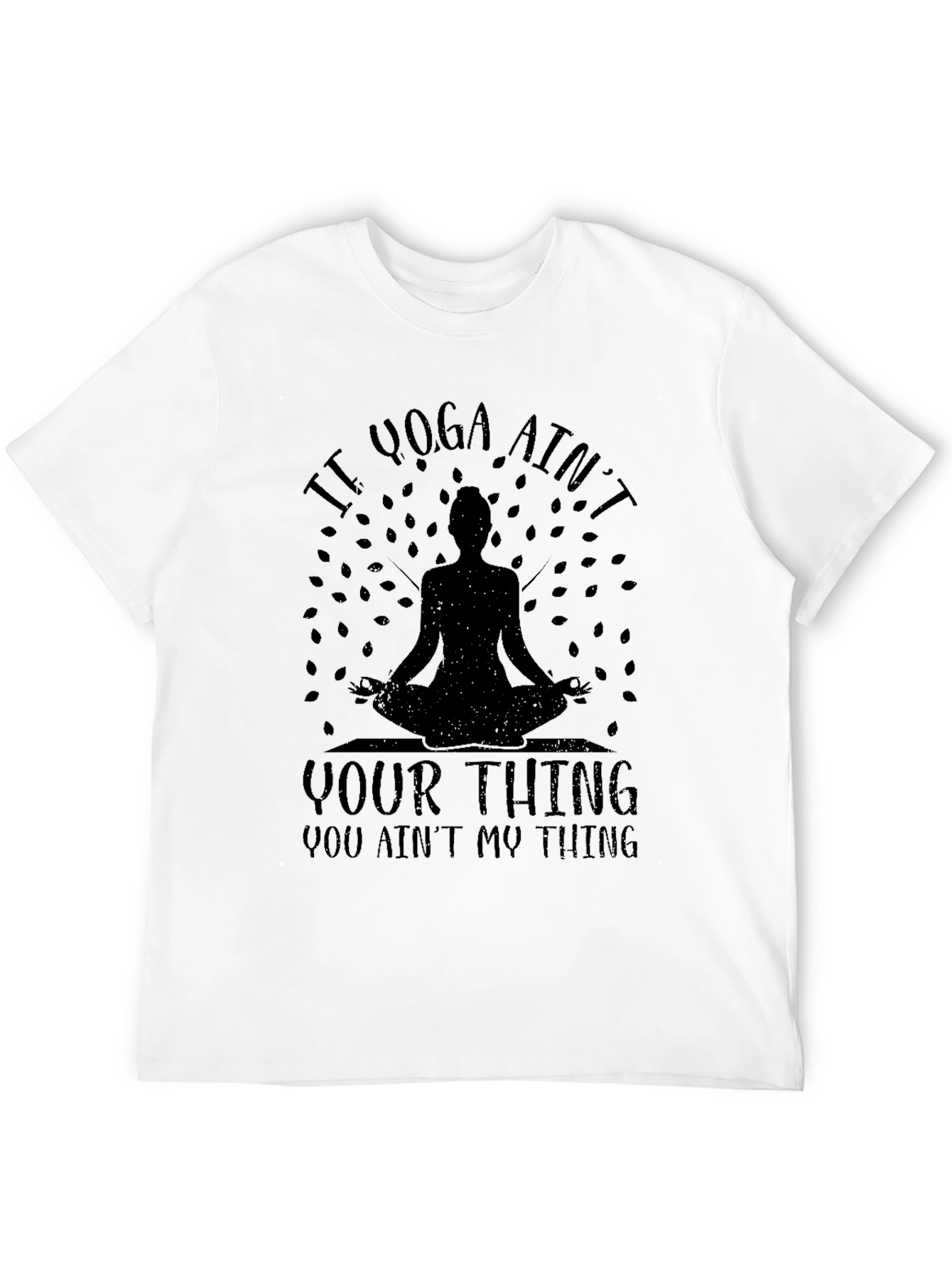 Camiseta Negra Yoga: Si Yoga No Es Lo Tuyo