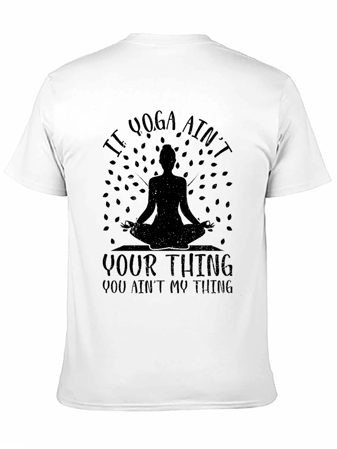Camiseta Negra Yoga: Si Yoga No Es Lo Tuyo