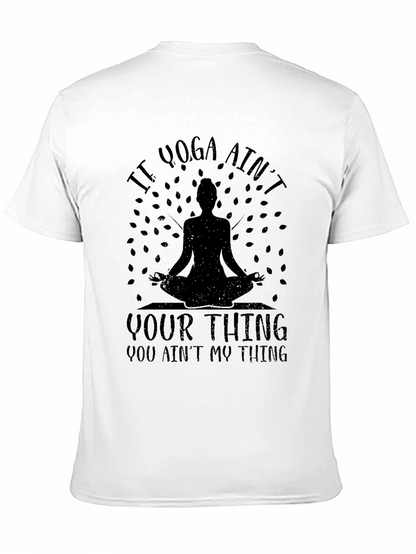 Camiseta Negra Yoga: Si Yoga No Es Lo Tuyo