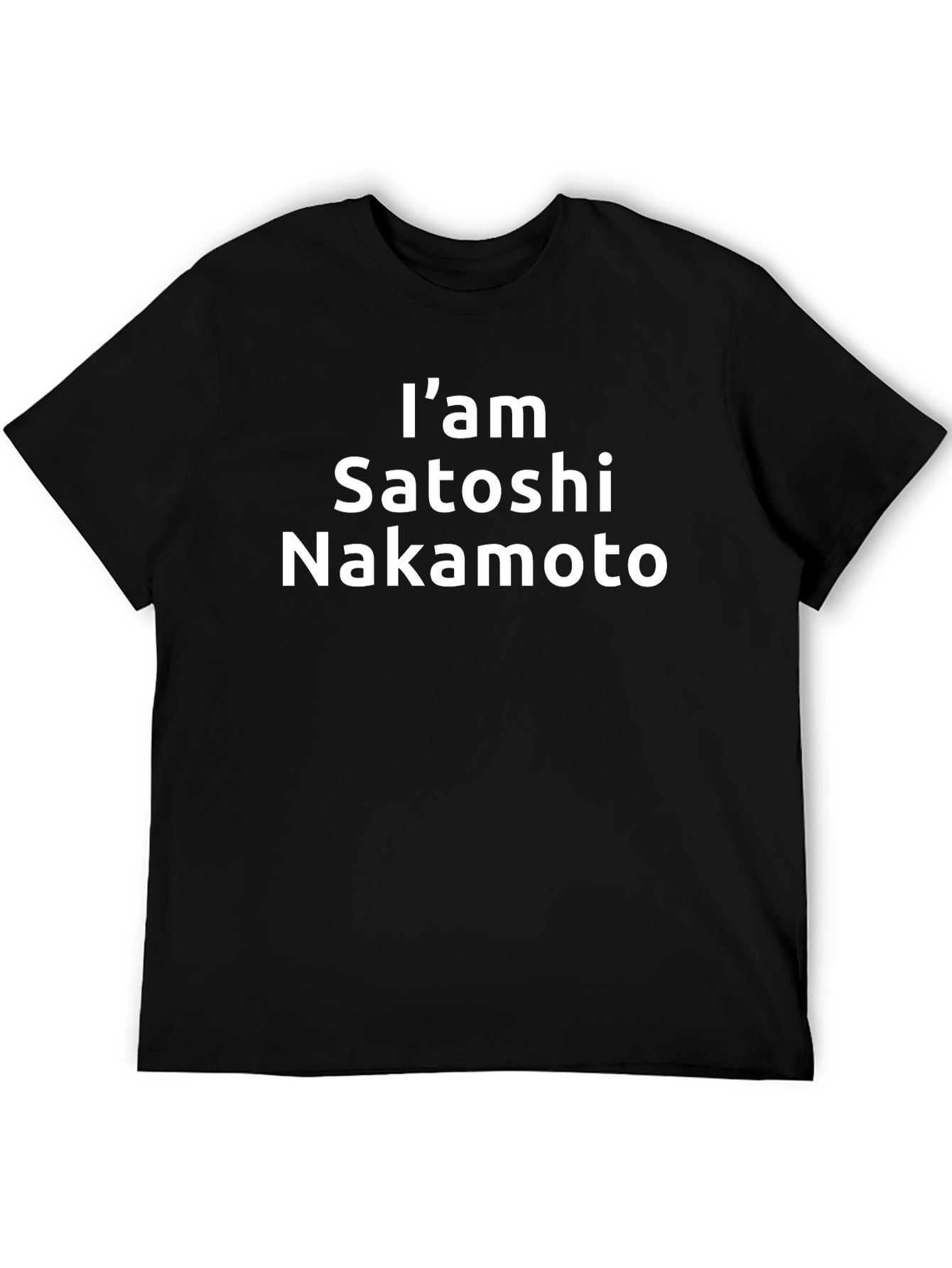 Camiseta Soy Satoshi Nakamoto - Crypto Fan