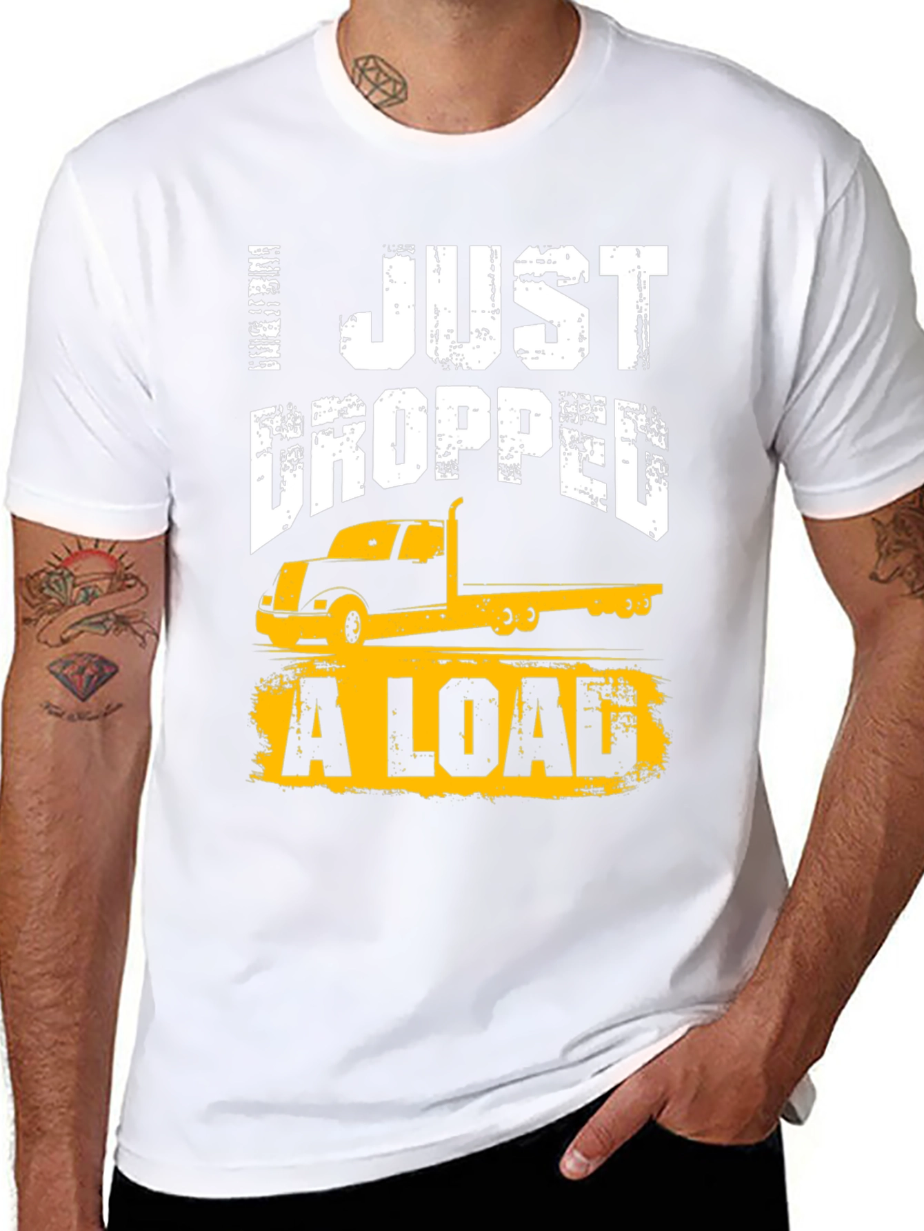 Camiseta Negra: I Just Dropped a Load