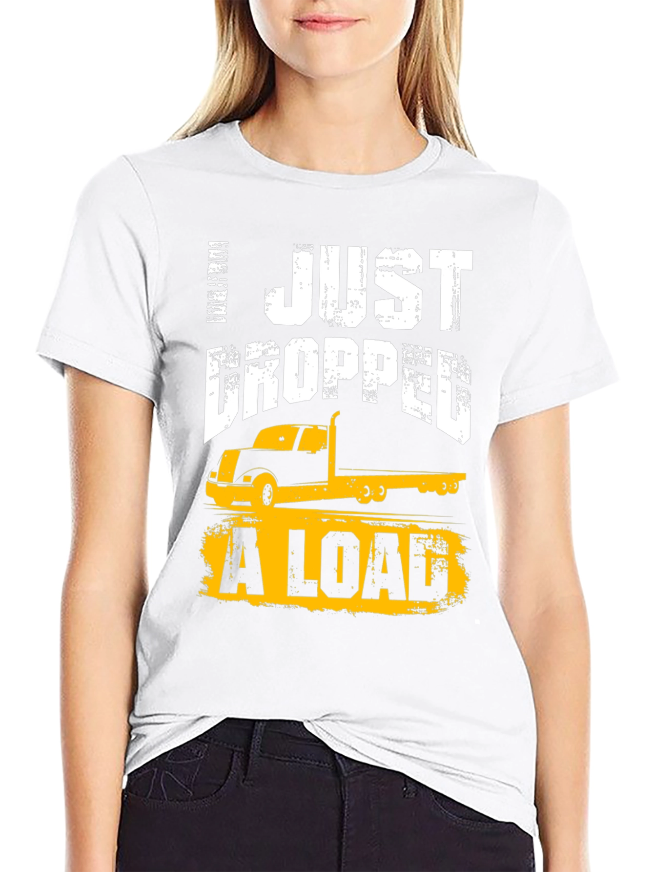 Camiseta Negra: I Just Dropped a Load