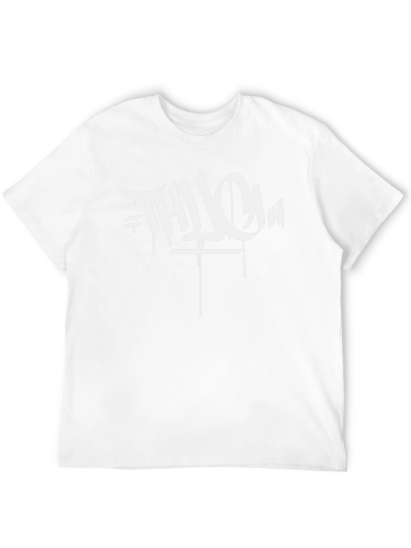 Camiseta Negra THUG Estilo Graffiti Urbano