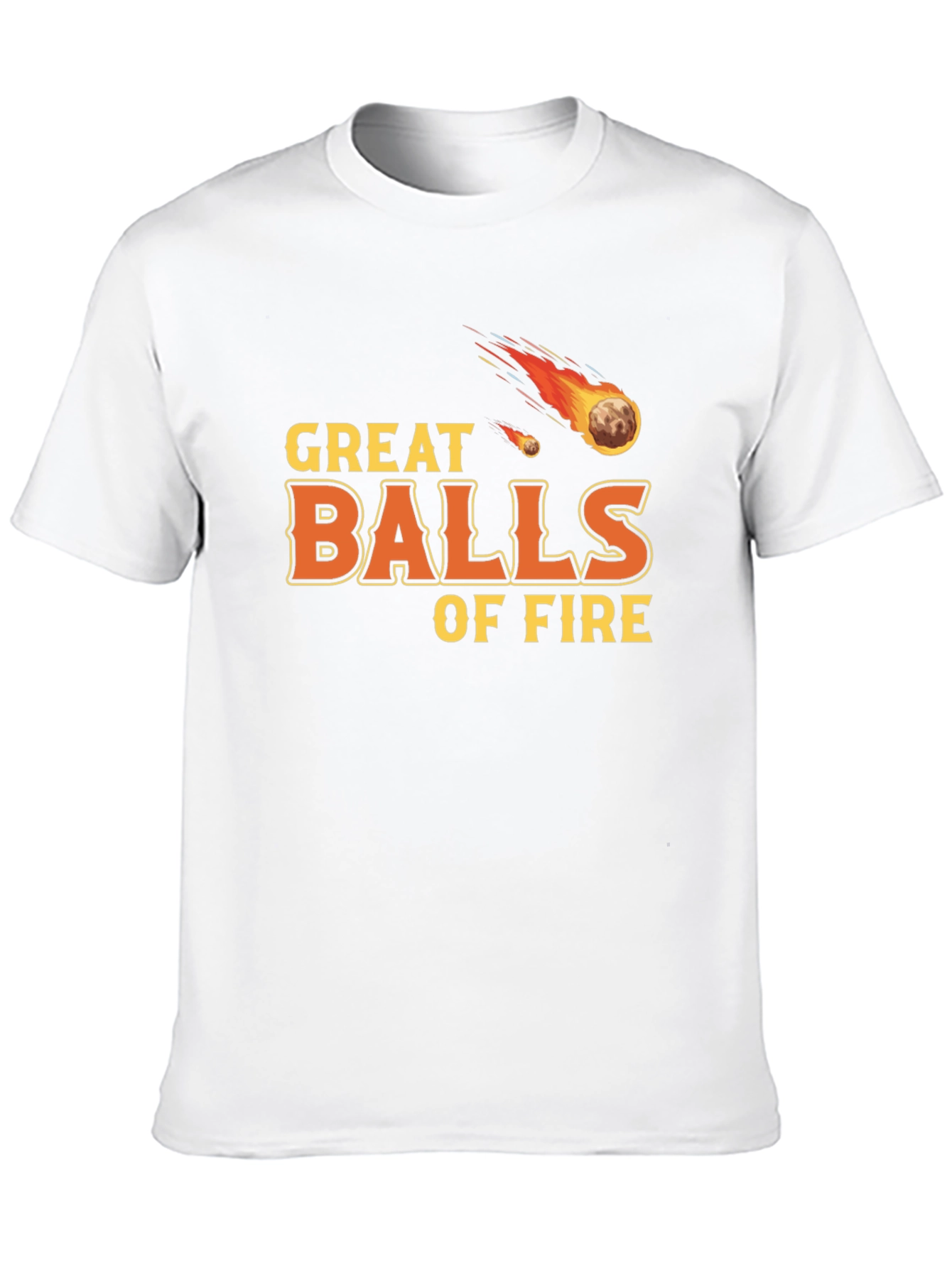 Camiseta Negra Great Balls of Fire