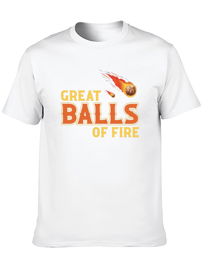 Camiseta Negra Great Balls of Fire