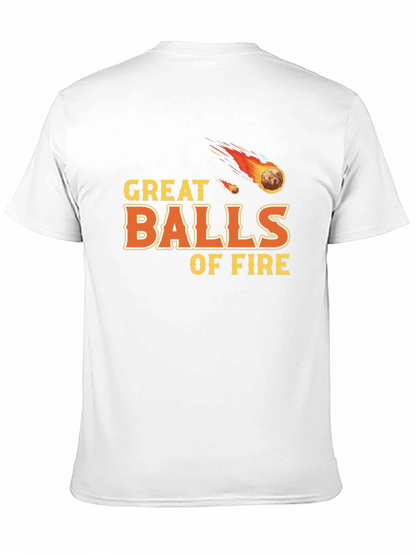 Camiseta Negra Great Balls of Fire