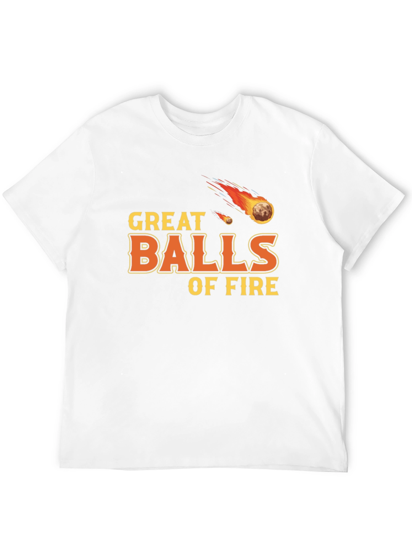 Camiseta Negra Great Balls of Fire