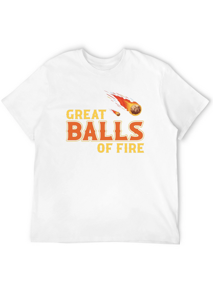 Camiseta Negra Great Balls of Fire