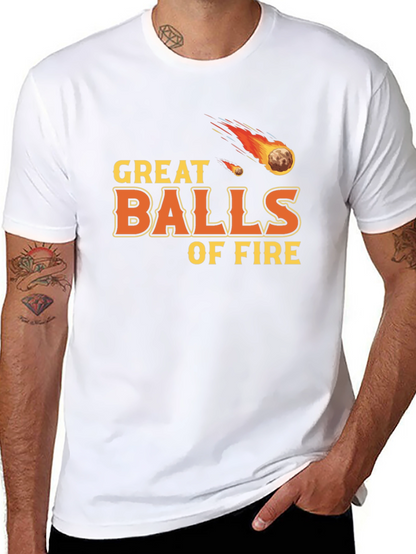 Camiseta Negra Great Balls of Fire