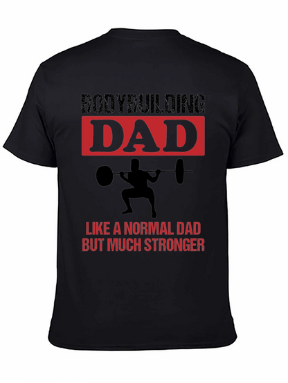 Camiseta Negra Bodybuilding Dad