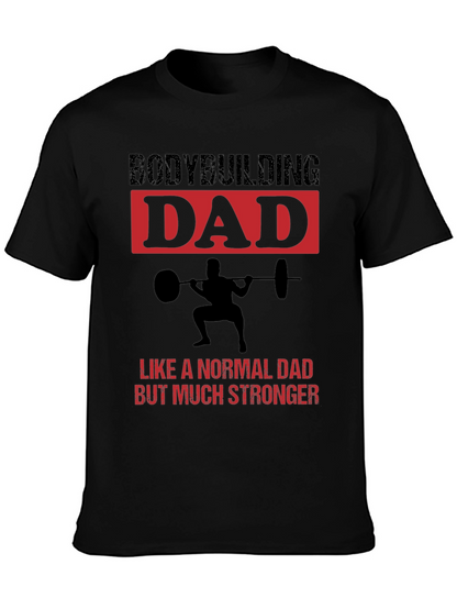 Camiseta Negra Bodybuilding Dad