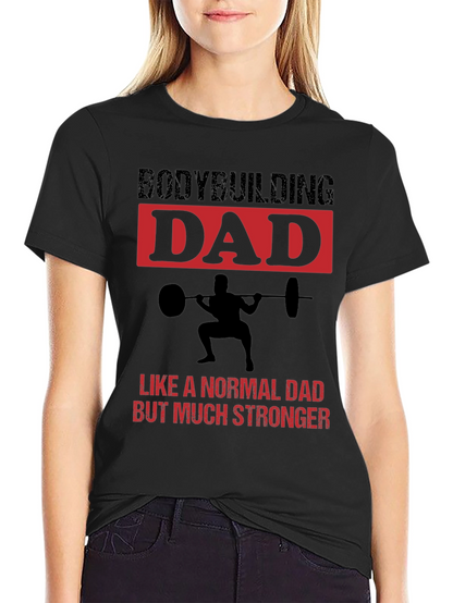 Camiseta Negra Bodybuilding Dad