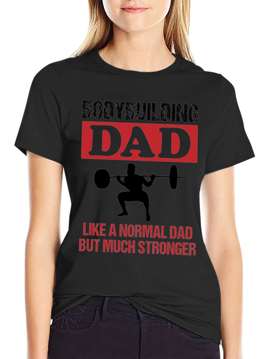 Camiseta Negra Bodybuilding Dad