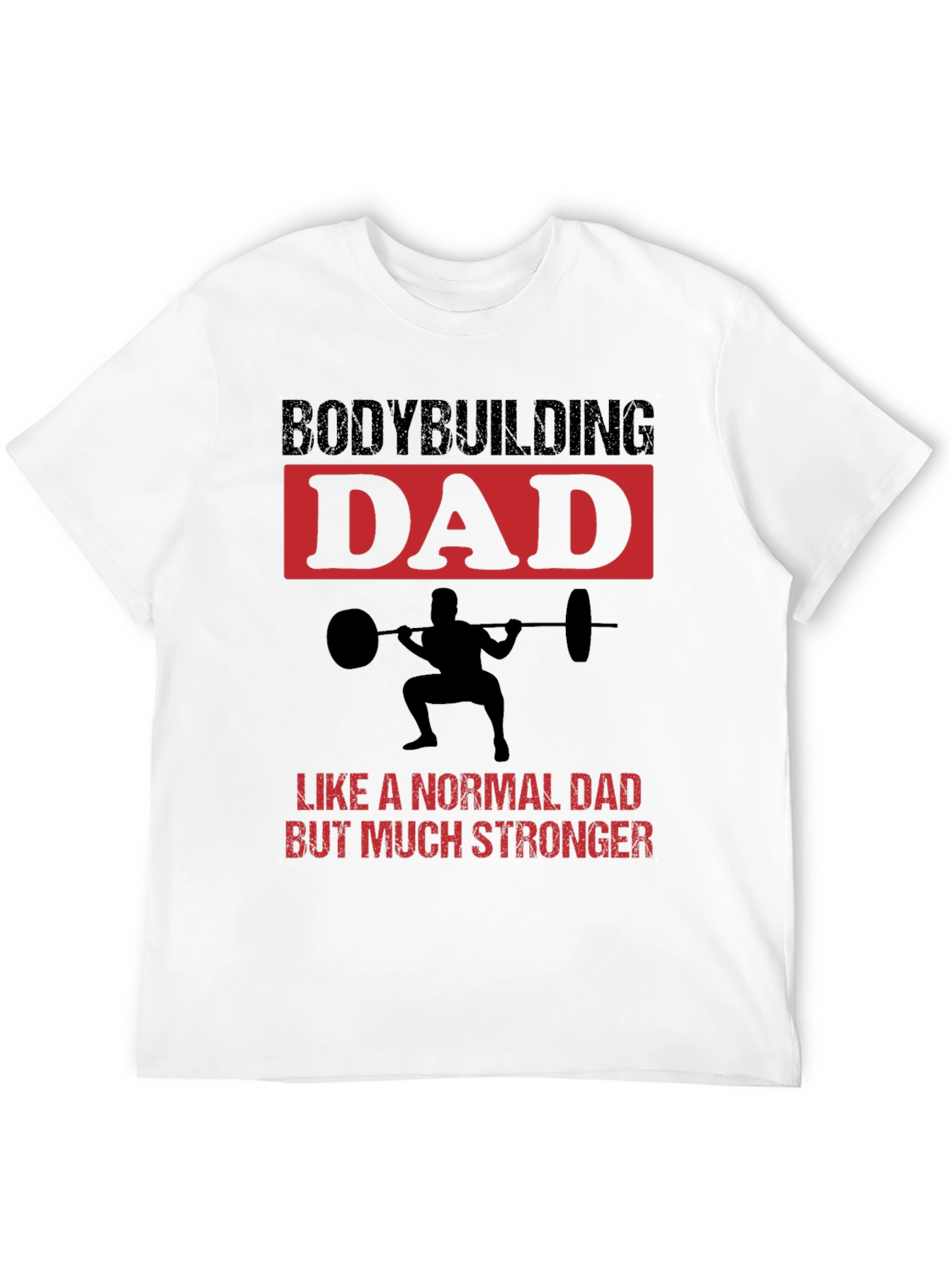 Camiseta Negra Bodybuilding Dad
