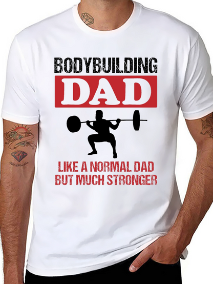 Camiseta Negra Bodybuilding Dad
