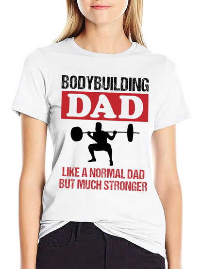 Camiseta Negra Bodybuilding Dad