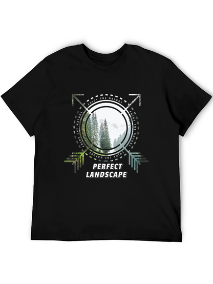 Camiseta Negra Perfect Landscape para Amantes de la Naturaleza