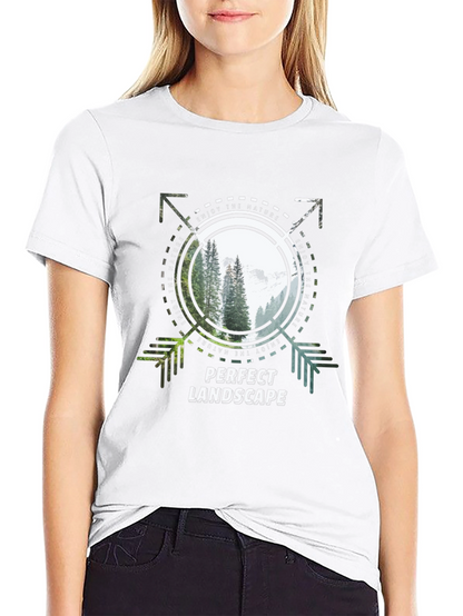 Camiseta Negra Perfect Landscape para Amantes de la Naturaleza