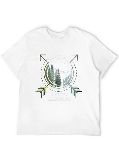 Camiseta Negra Perfect Landscape para Amantes de la Naturaleza
