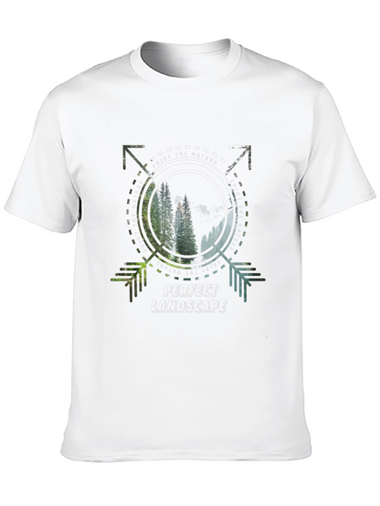 Camiseta Negra Perfect Landscape para Amantes de la Naturaleza