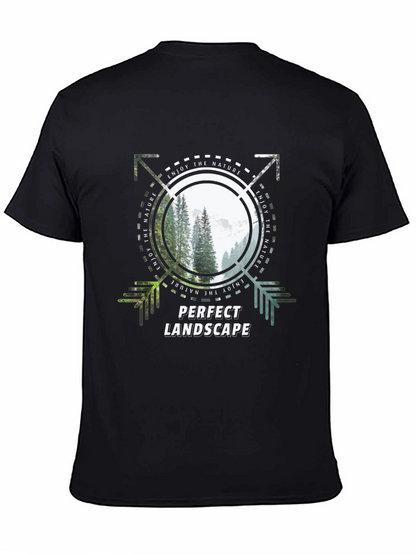 Camiseta Negra Perfect Landscape para Amantes de la Naturaleza