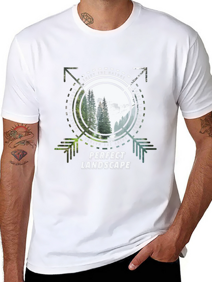 Camiseta Negra Perfect Landscape para Amantes de la Naturaleza
