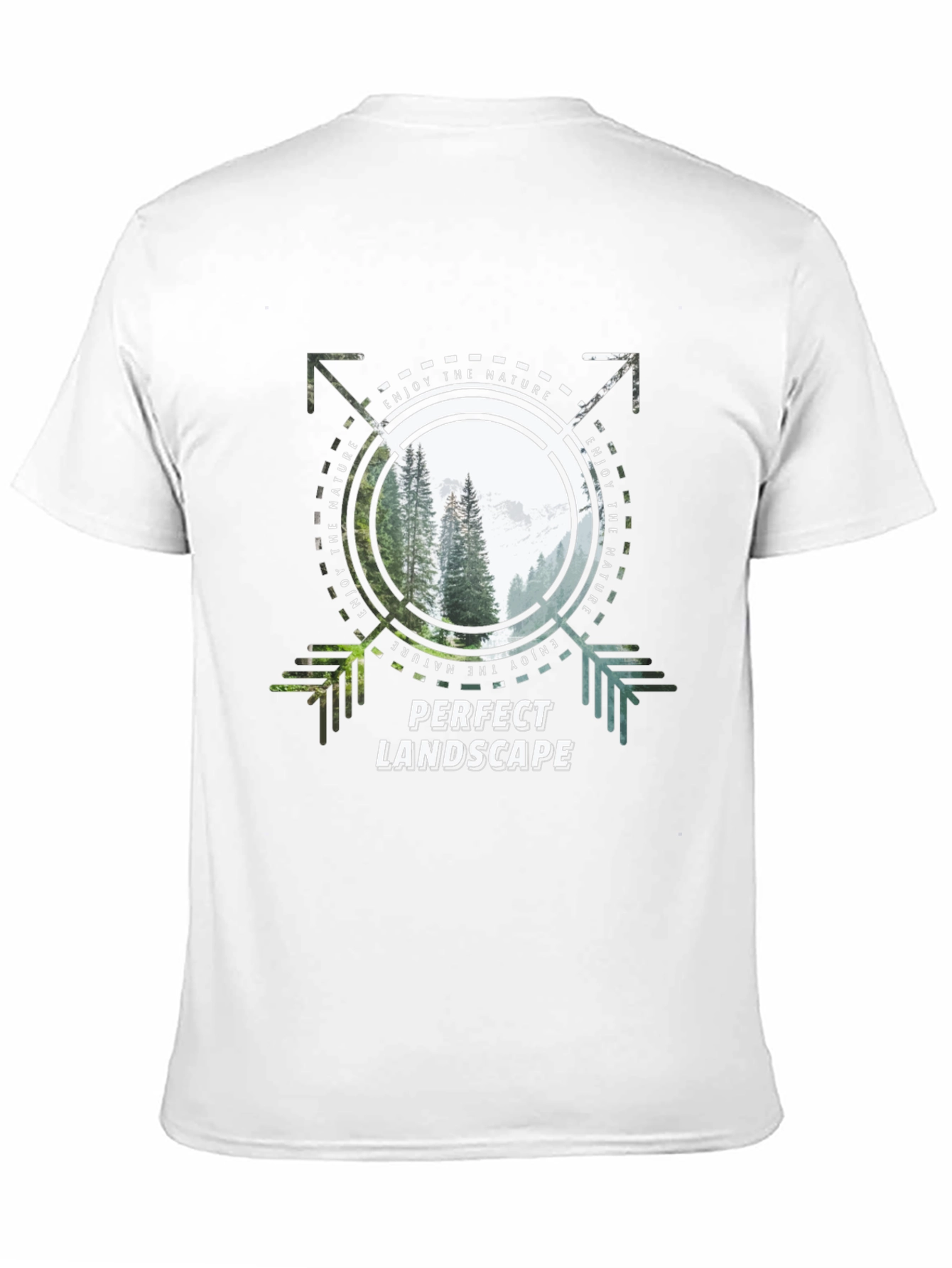 Camiseta Negra Perfect Landscape para Amantes de la Naturaleza