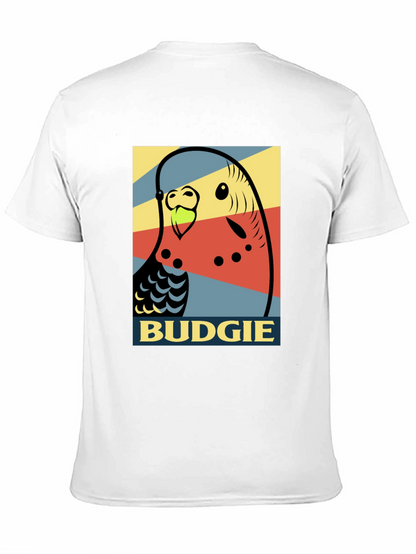 Camiseta Hombre - Diseño Pop Art Periquito