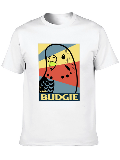 Camiseta Hombre - Diseño Pop Art Periquito