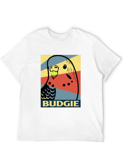 Camiseta Hombre - Diseño Pop Art Periquito