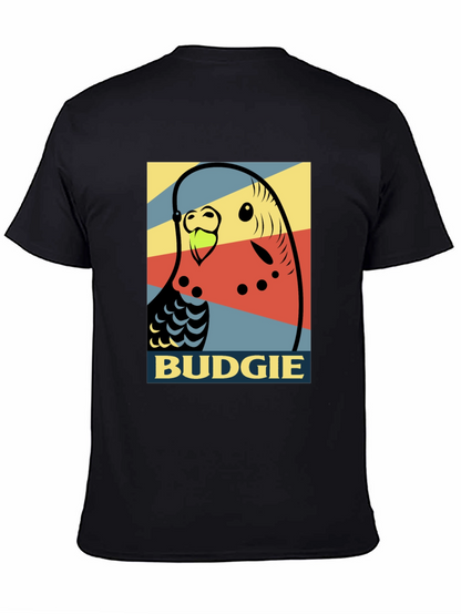 Camiseta Hombre - Diseño Pop Art Periquito