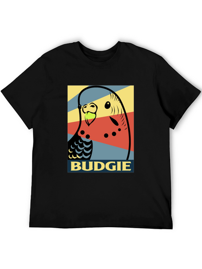 Camiseta Hombre - Diseño Pop Art Periquito
