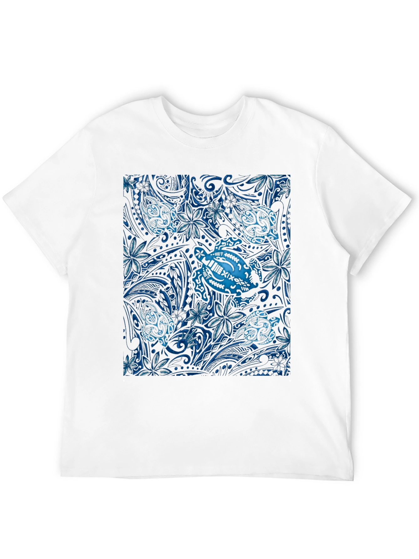 Camiseta Negra con Diseño de Tortugas Marinas