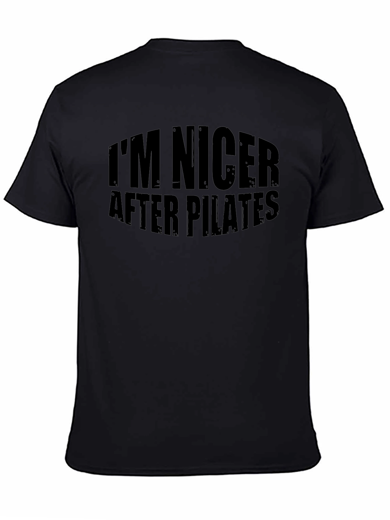 Camiseta Negra Im Nicer After Pilates