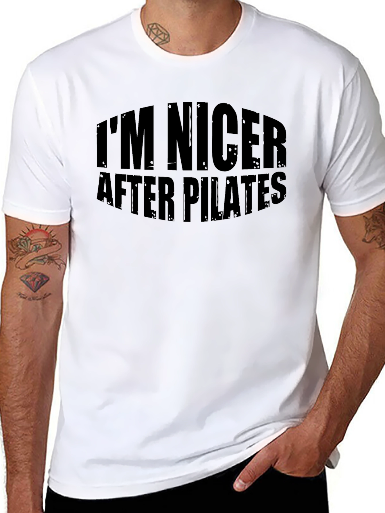 Camiseta Negra Im Nicer After Pilates