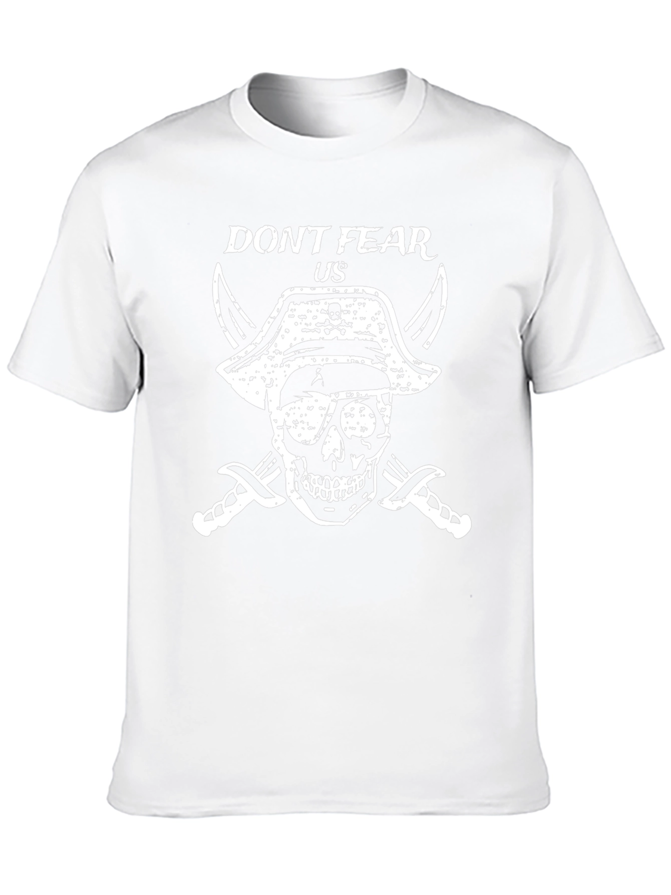 Camiseta Negra con Diseño de Calavera Pirata