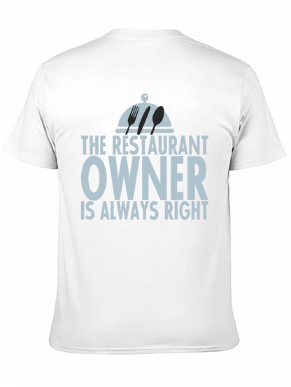 Camiseta Negra: El Dueño Siempre Tiene la Razón