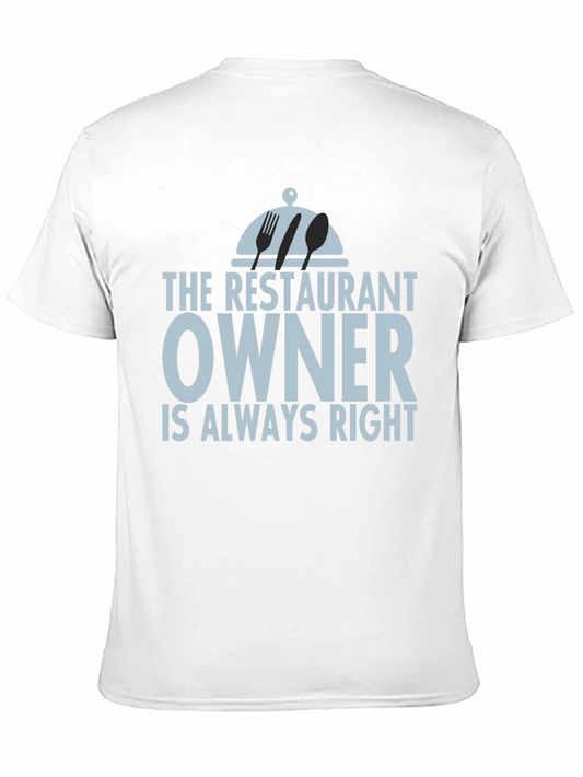 Camiseta Negra: El Dueño Siempre Tiene la Razón