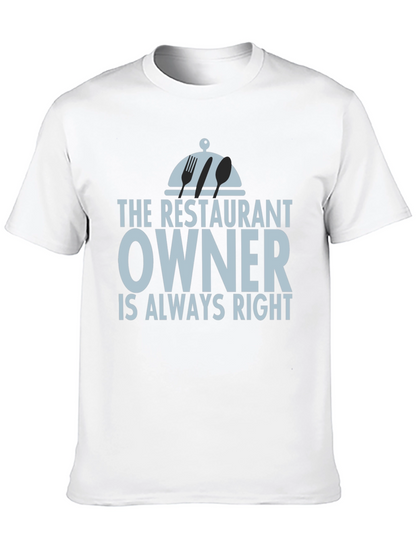 Camiseta Negra: El Dueño Siempre Tiene la Razón