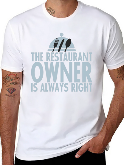 Camiseta Negra: El Dueño Siempre Tiene la Razón