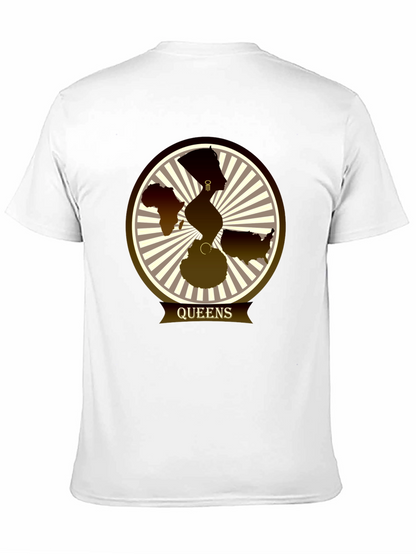 Camiseta Queens con Diseño Gráfico Abstracto