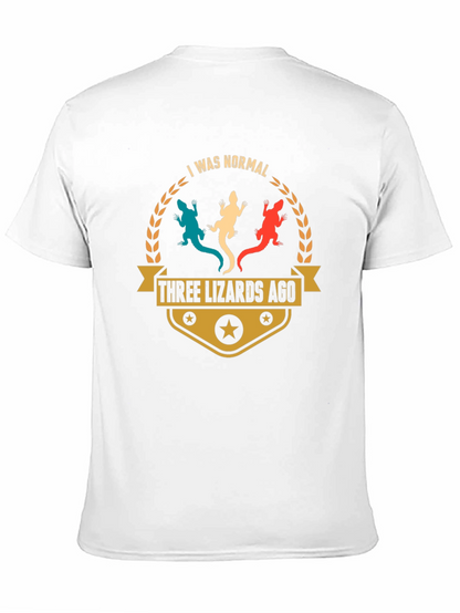 Camiseta Hombre Tres Lagartos Atrás Casual