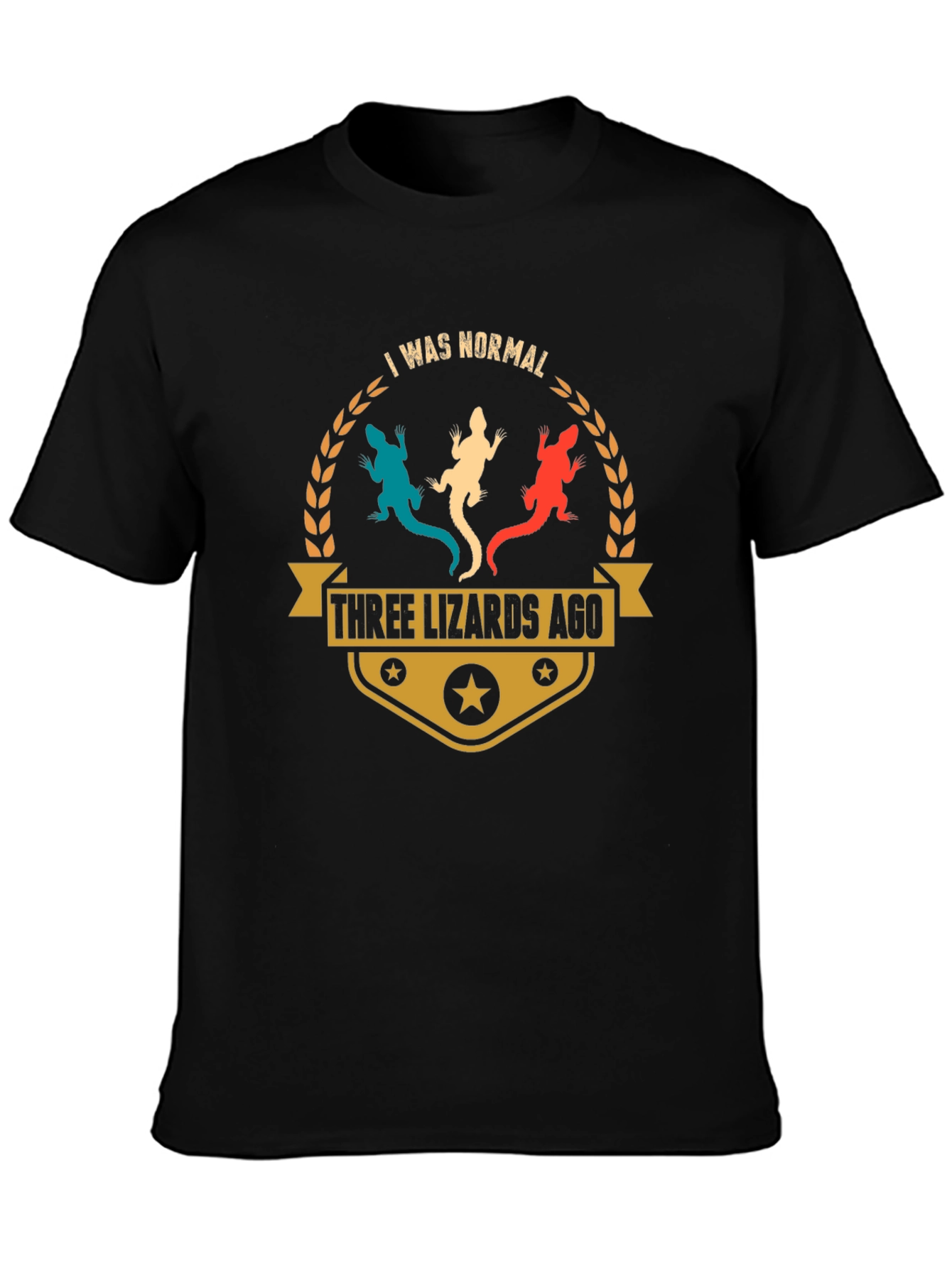 Camiseta Hombre Tres Lagartos Atrás Casual