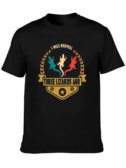 Camiseta Hombre Tres Lagartos Atrás Casual