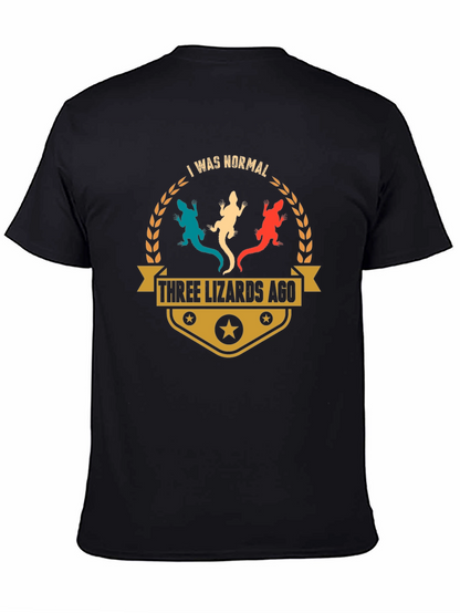 Camiseta Hombre Tres Lagartos Atrás Casual