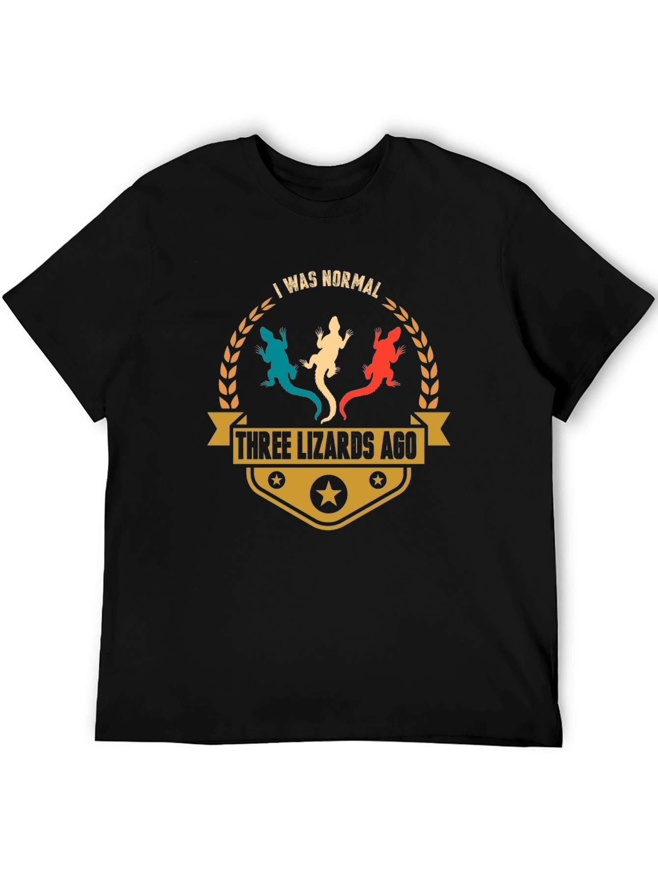 Camiseta Hombre Tres Lagartos Atrás Casual