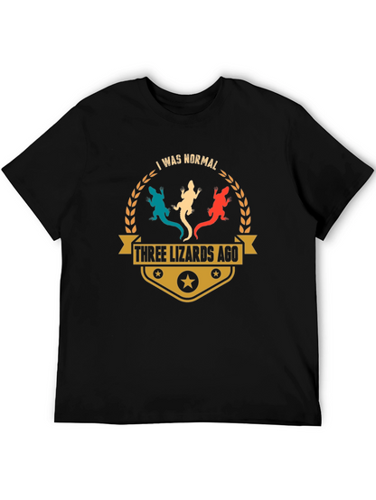 Camiseta Hombre Tres Lagartos Atrás Casual